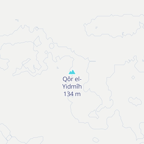 Map of Qôr el-Yidmîh