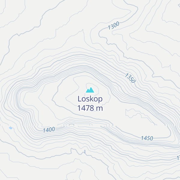 Map of Loskop