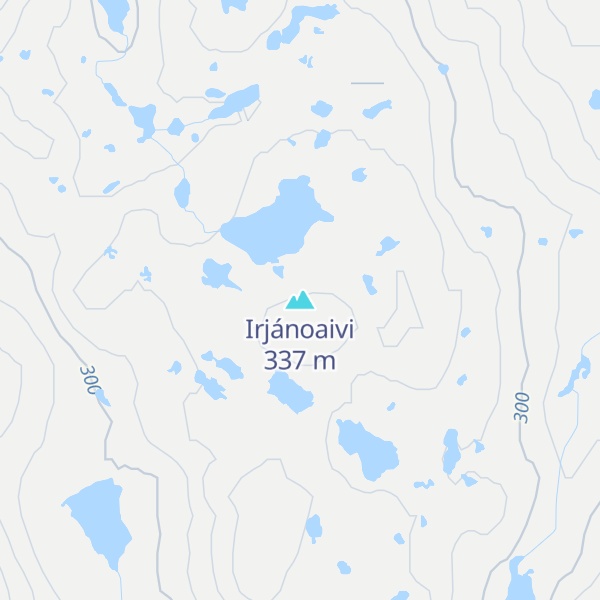 Map of Irjánoaivi