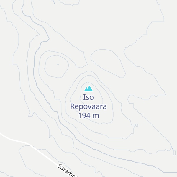 Map of Iso Repovaara