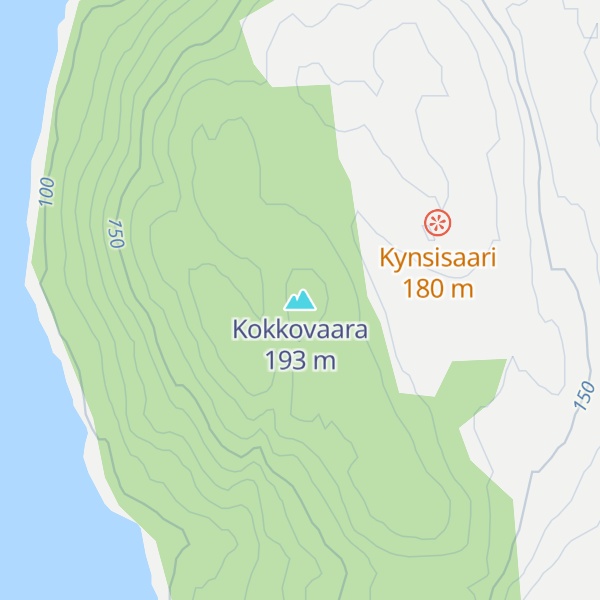 Map of Kokkovaara