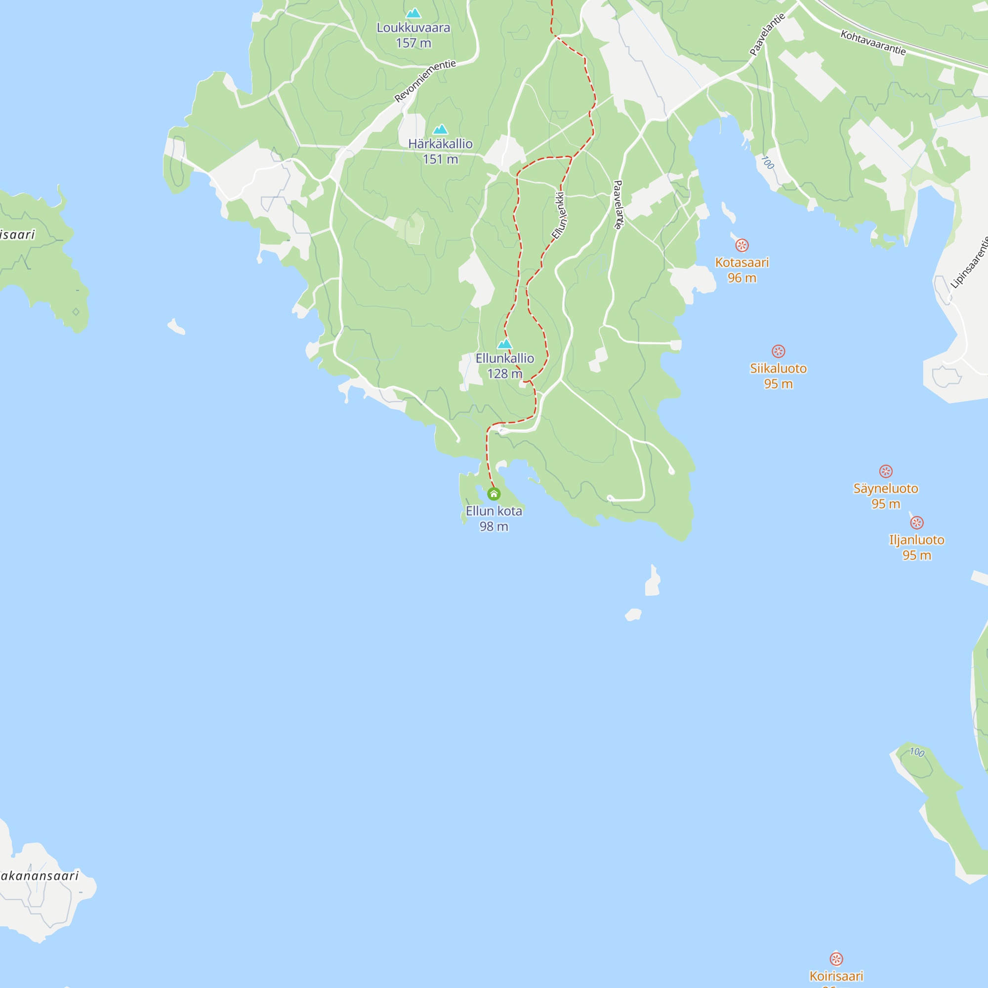 Ellun kota map