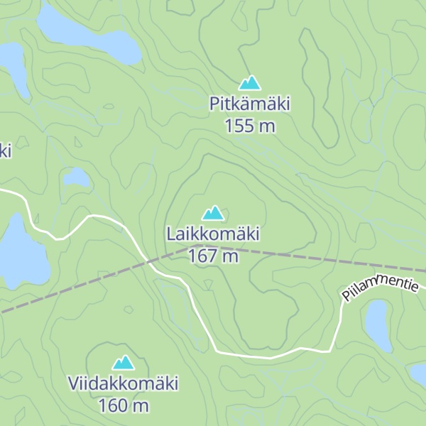 Map of Laikkomäki