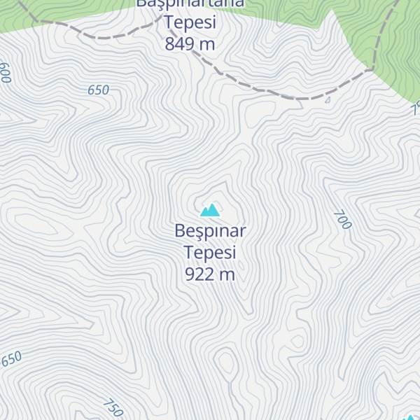 Map of Beşpınar Tepesi