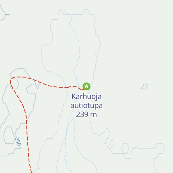Map of Karhuoja autiotupa