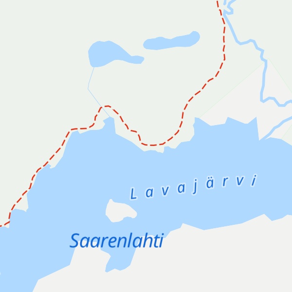 Map of Lavajärvi autiotupa