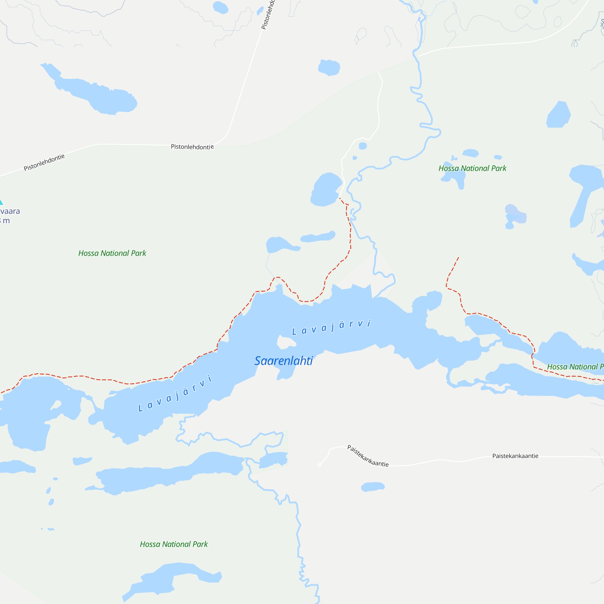 Lavajärvi autiotupa map