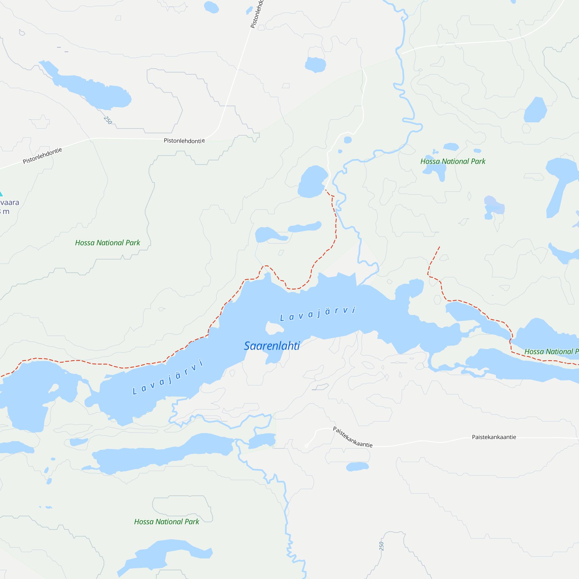 Lavajärvi autiotupa map