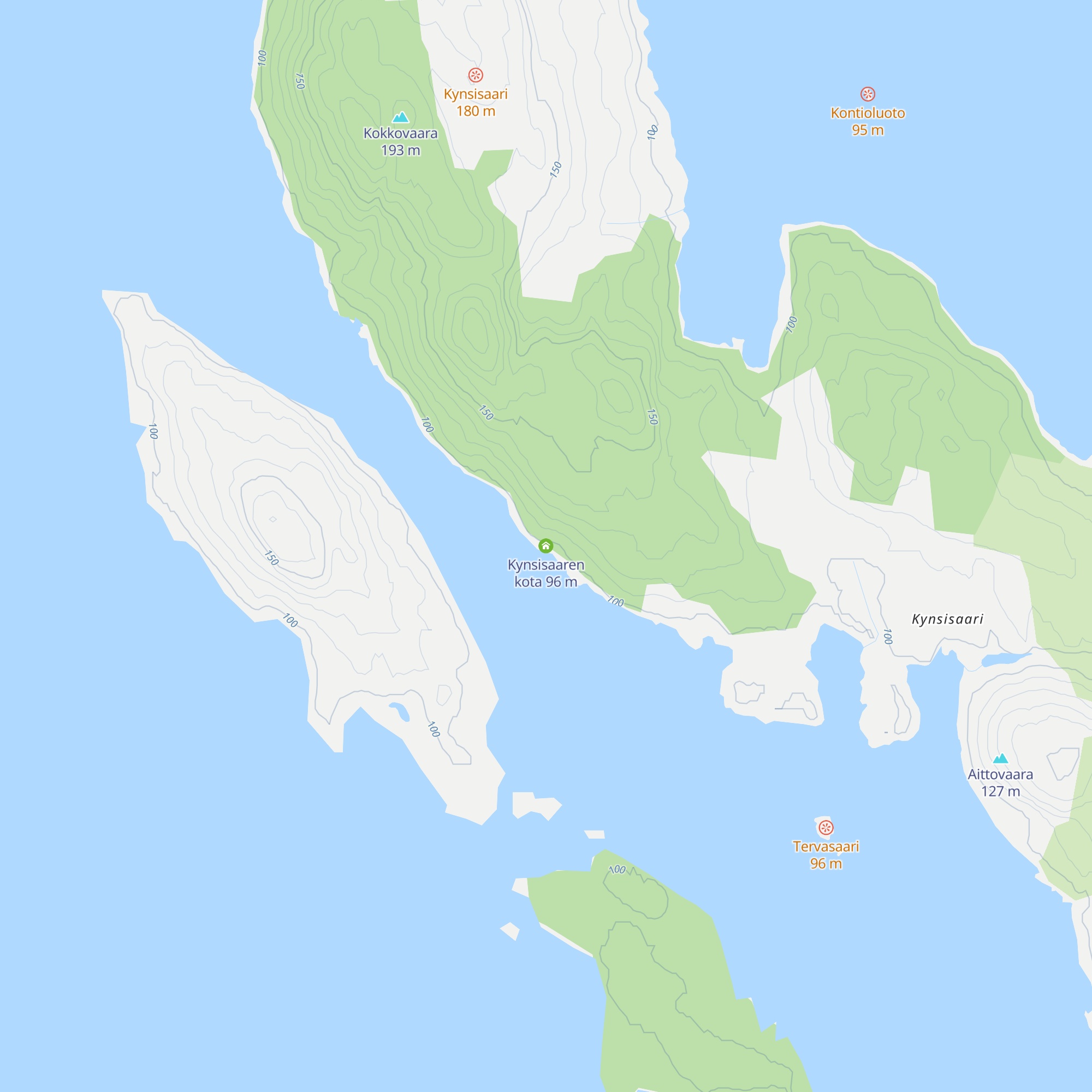 Kynsisaaren kota map