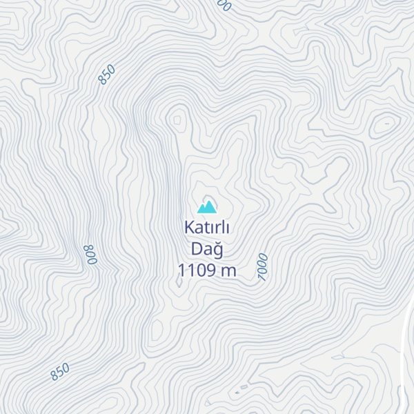 Map of Katırlı Dağ