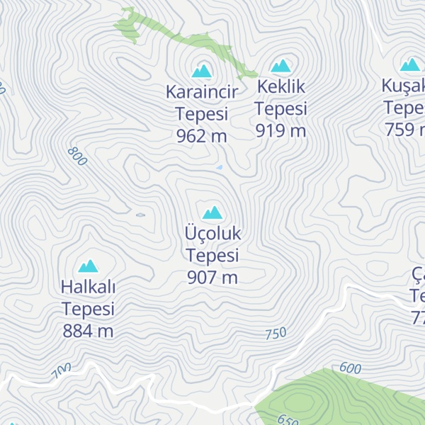 Map of Üçoluk Tepesi