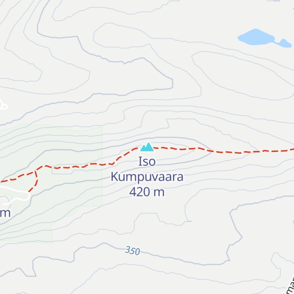 Map of Iso Kumpuvaara