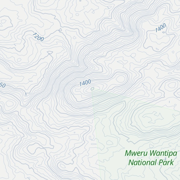 Map of Tambwamweru Hill