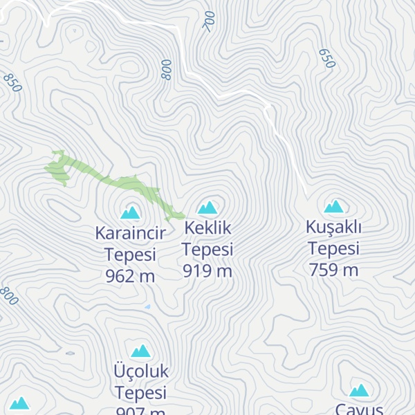 Map of Keklik Tepesi