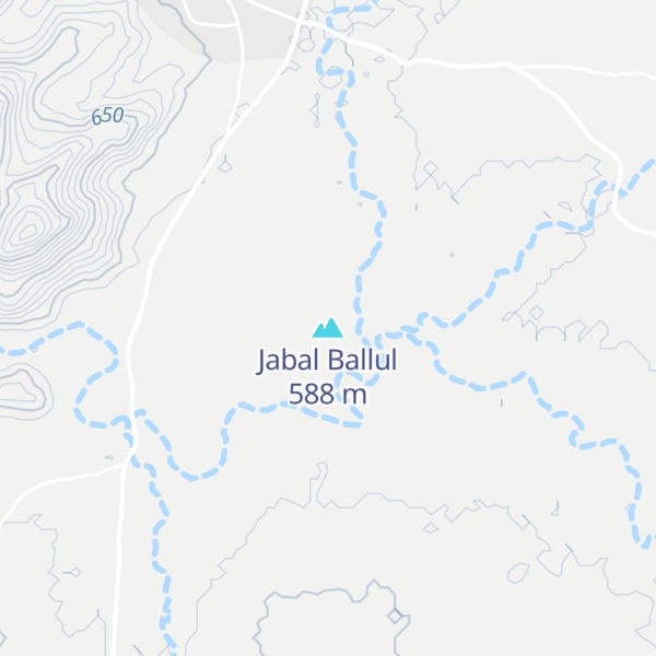 Map of Jabal Ballul