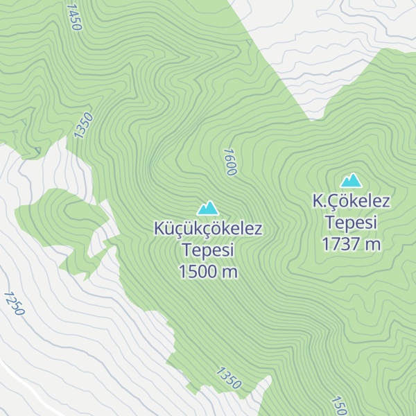 Map of Küçükçökelez Tepesi