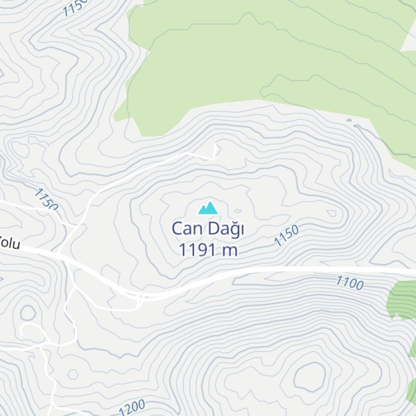 Map of Can Dağı