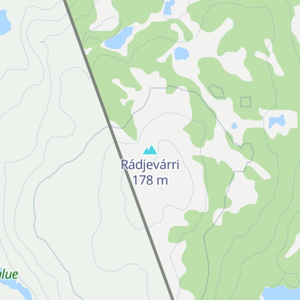 Map of Rádjevárri