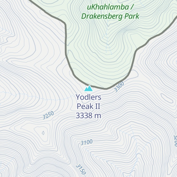 Map of Yodlers Peak II