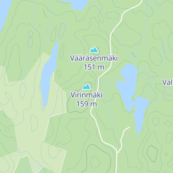 Map of Virinmäki