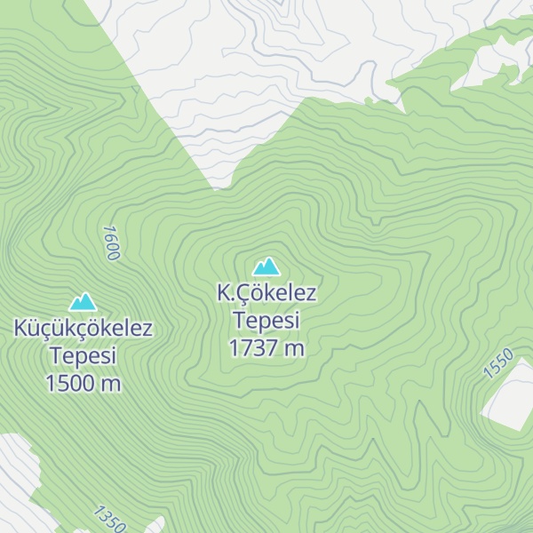 Map of K.Çökelez Tepesi