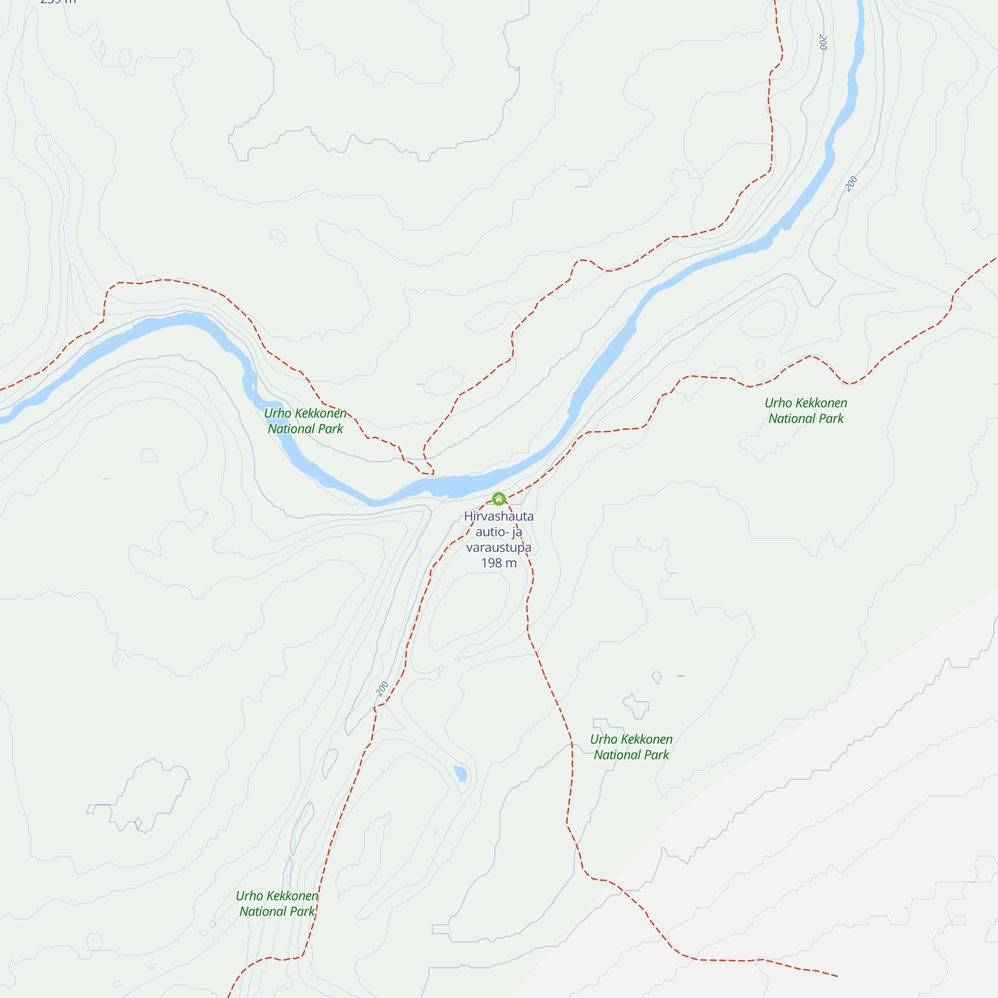 Hirvashauta autio- ja varaustupa map