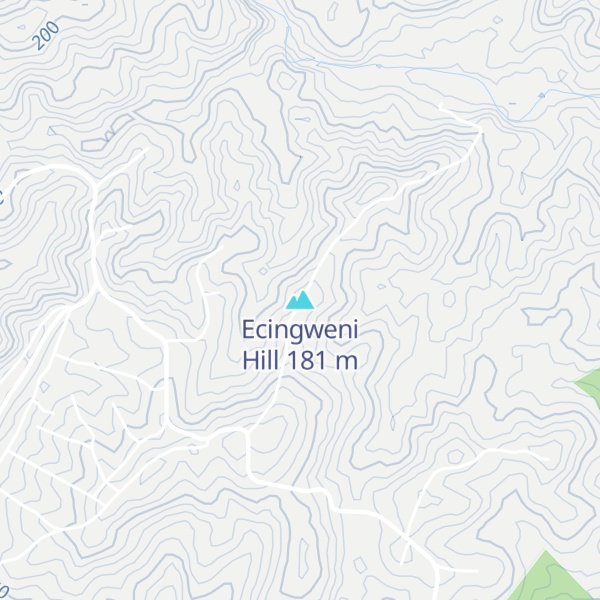 Map of Ecingweni Hill