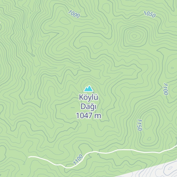 Map of Köylü Dağı