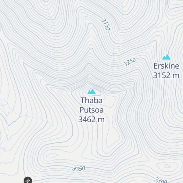 Map of Thaba Putsoa
