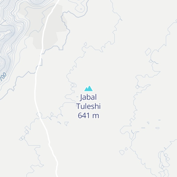 Map of Jabal Tuleshi