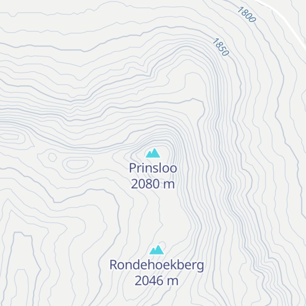 Map of Prinsloo