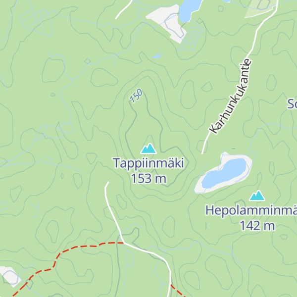 Map of Tappiinmäki