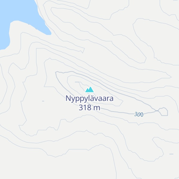 Map of Nyppylävaara