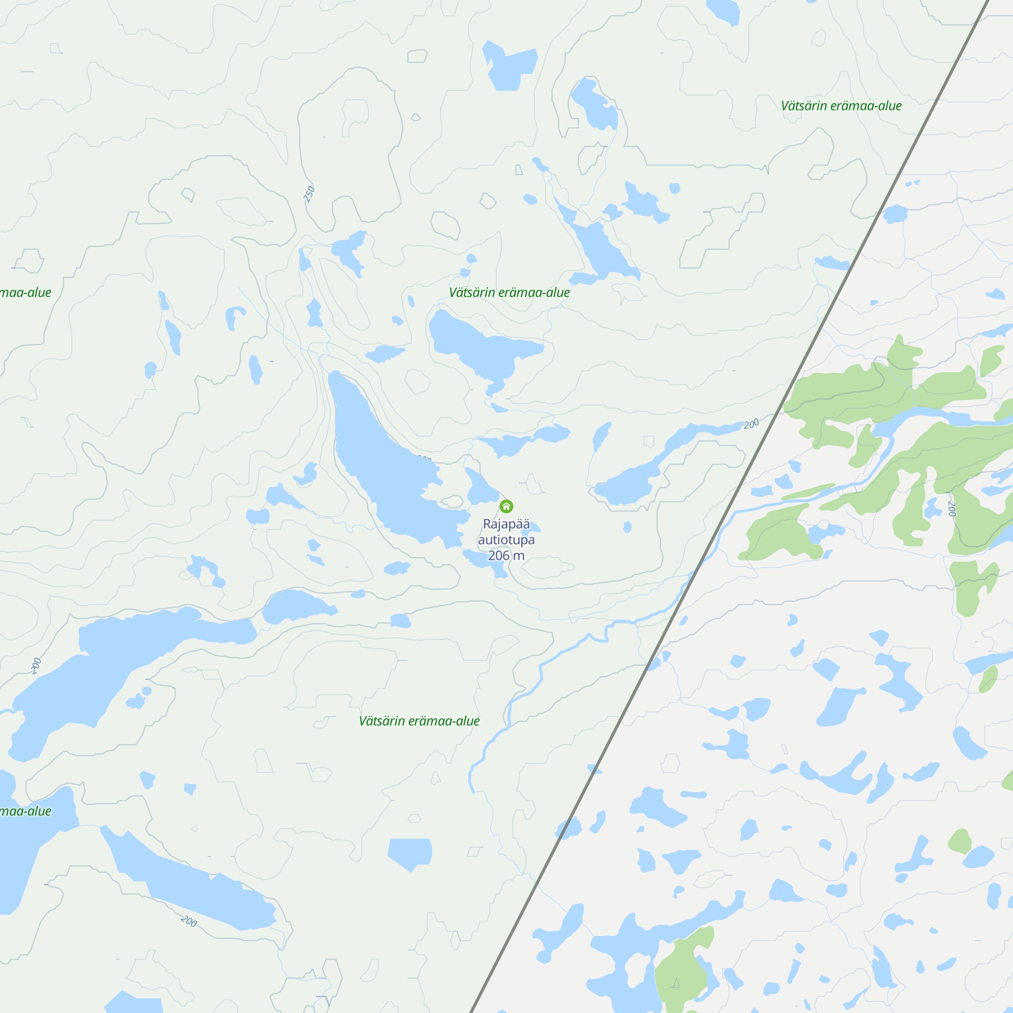 Rajapää autiotupa map