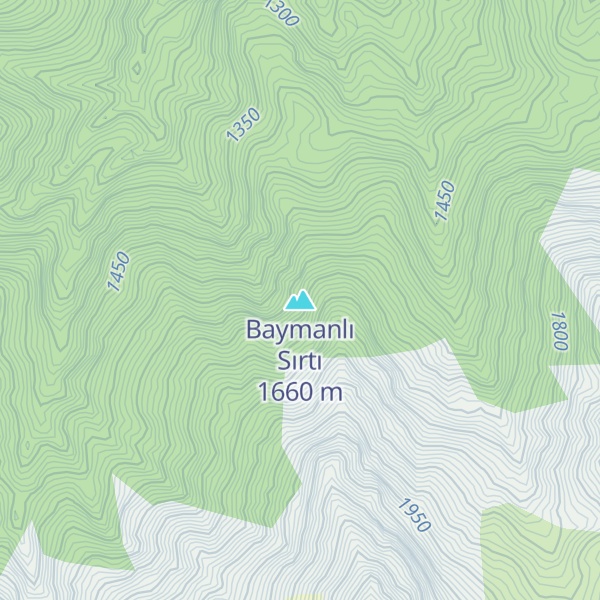 Map of Baymanlı Sırtı
