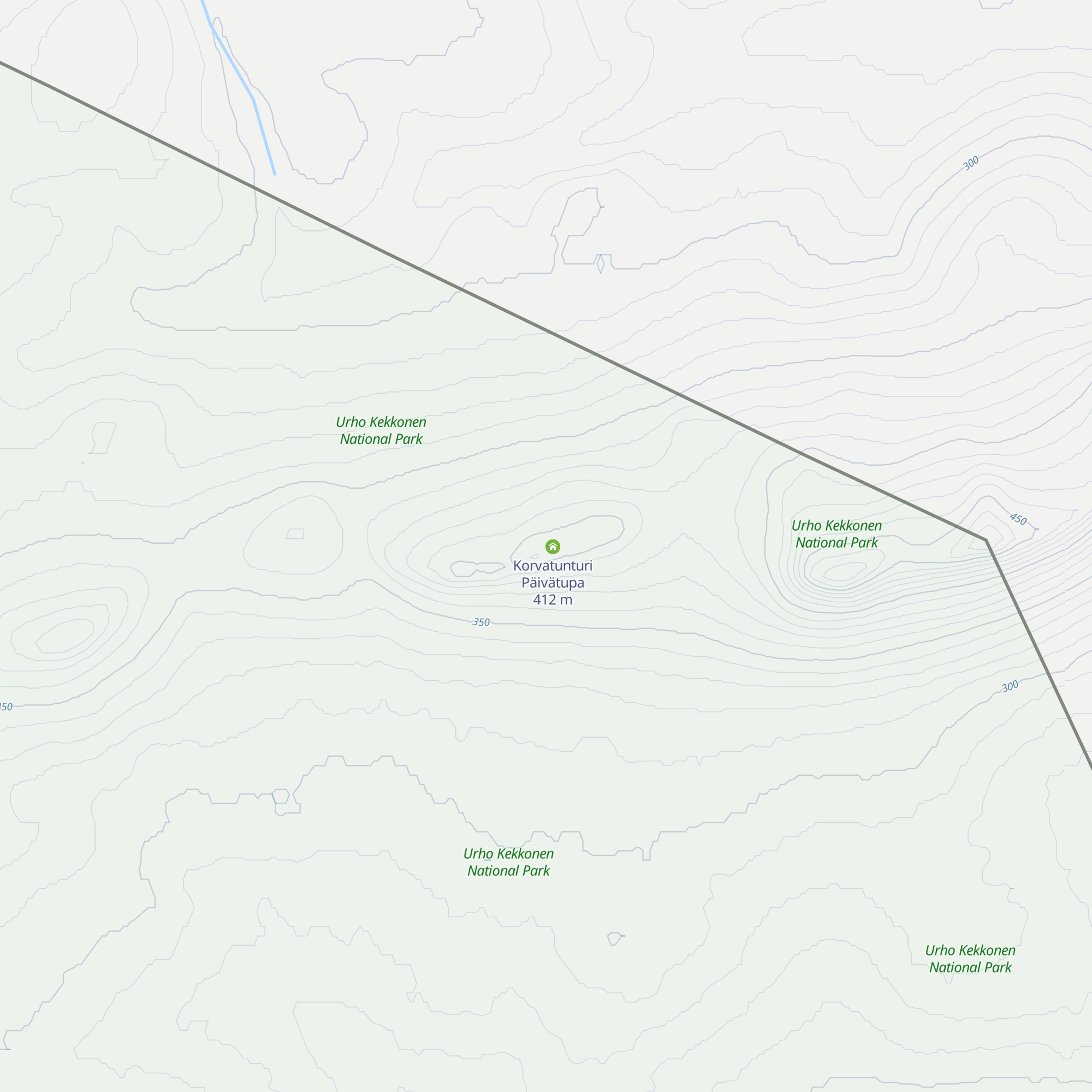 Korvatunturi Joulupukinmaja map