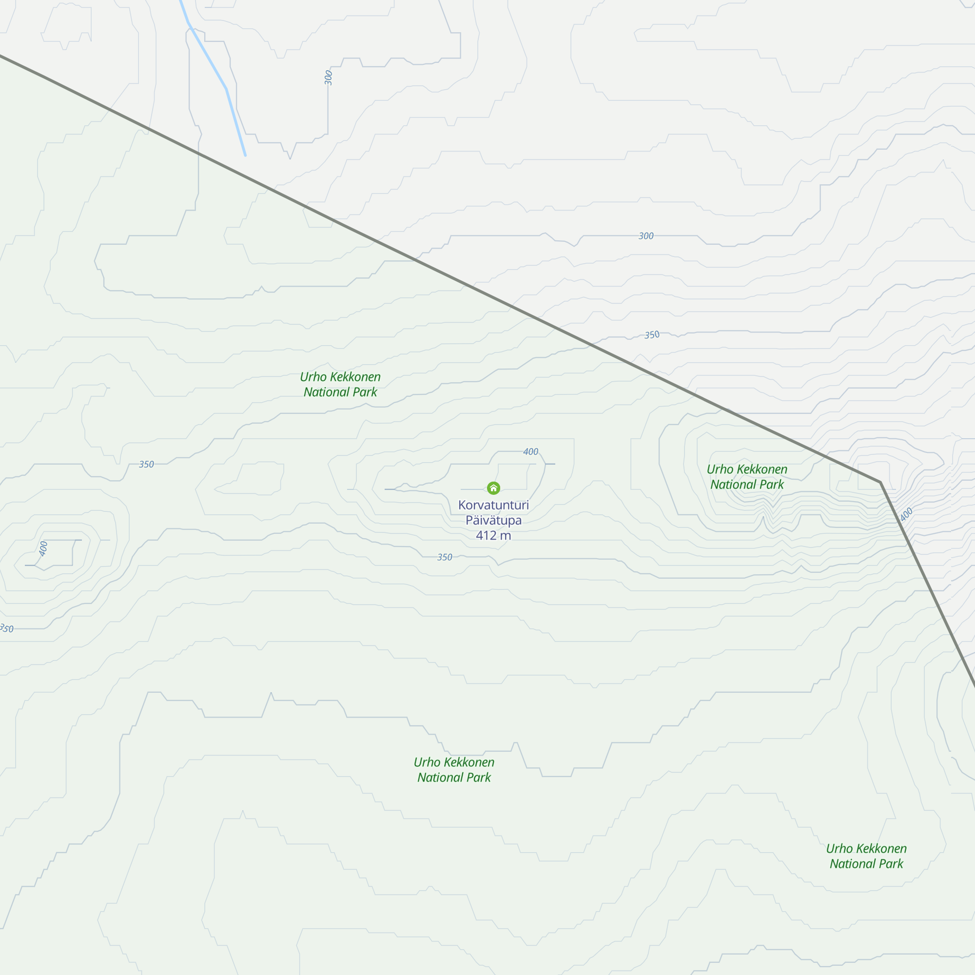 Korvatunturi Joulupukinmaja map
