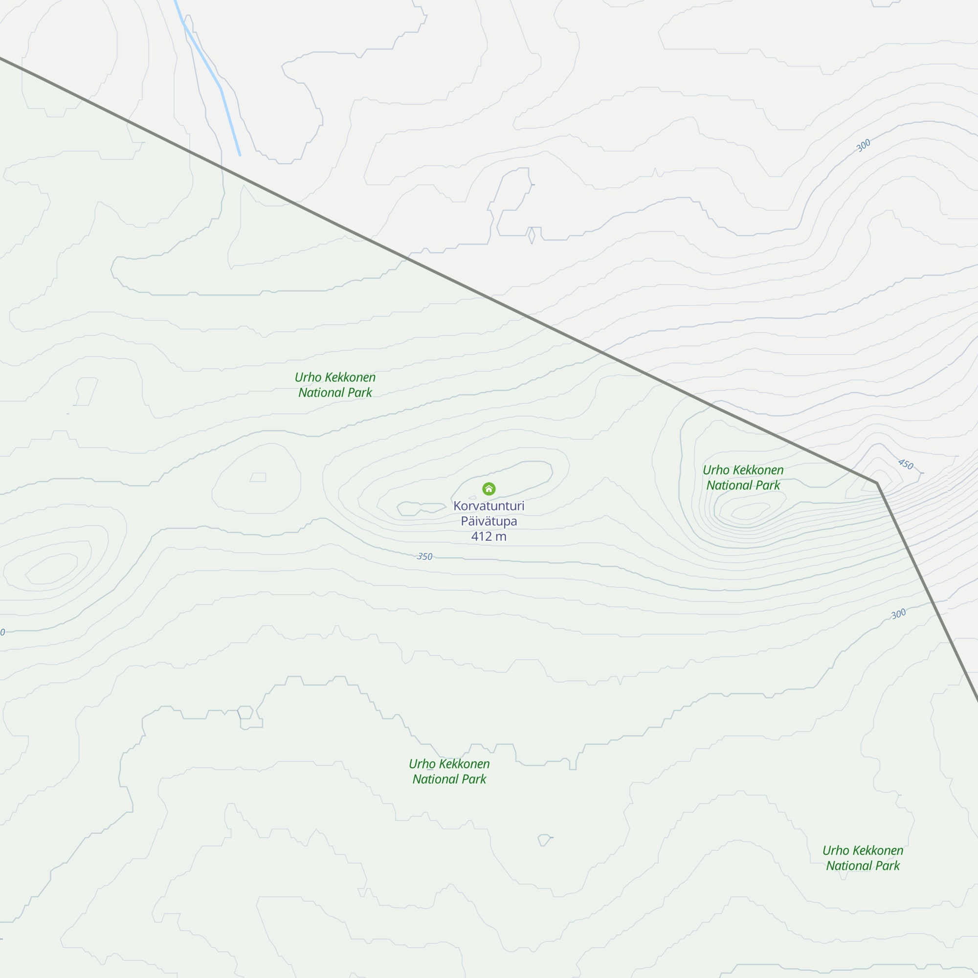 Korvatunturi Päivätupa map