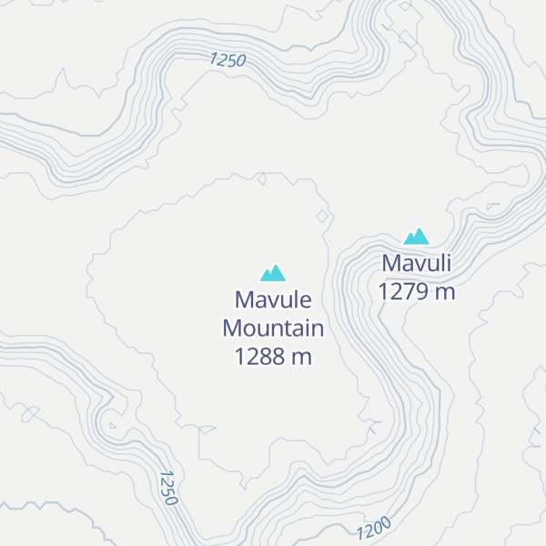 Map of Mavule Mountain