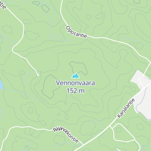 Map of Vennonvaara