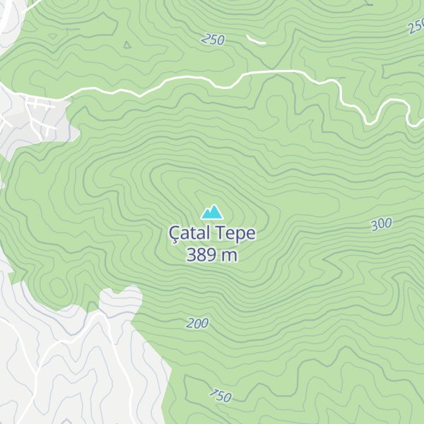 Map of Çatal Tepe