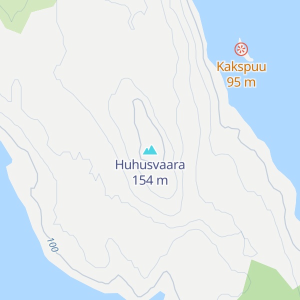 Map of Huhusvaara