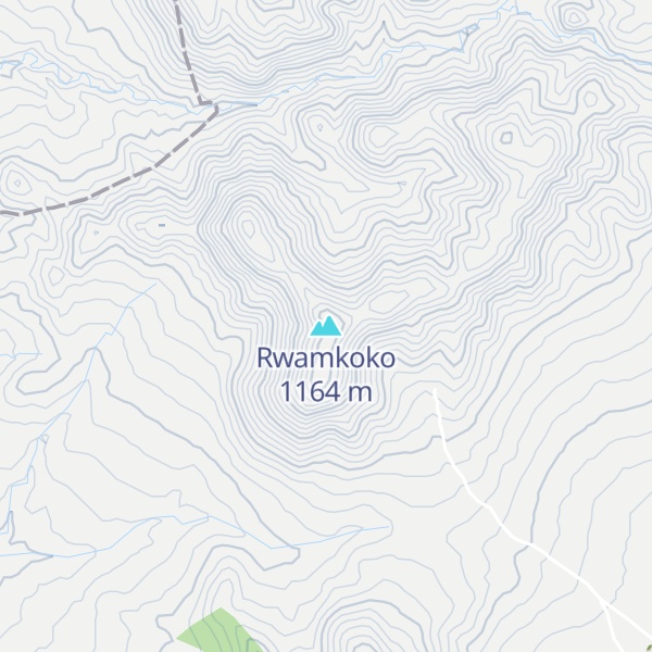 Map of Rwamkoko