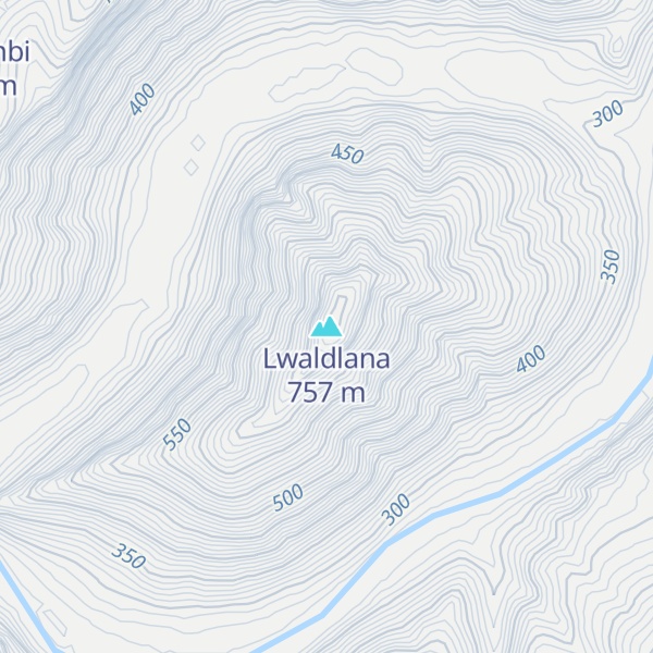 Map of Lwaldlana