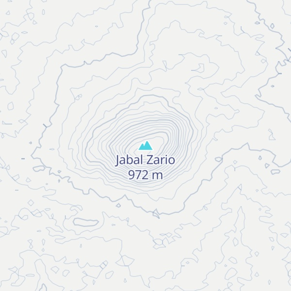 Map of Jabal Zario