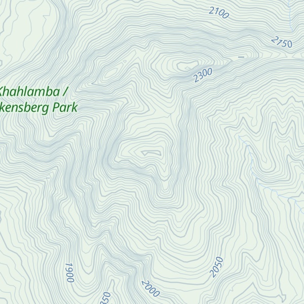 Map of Little Bamboo Mountain