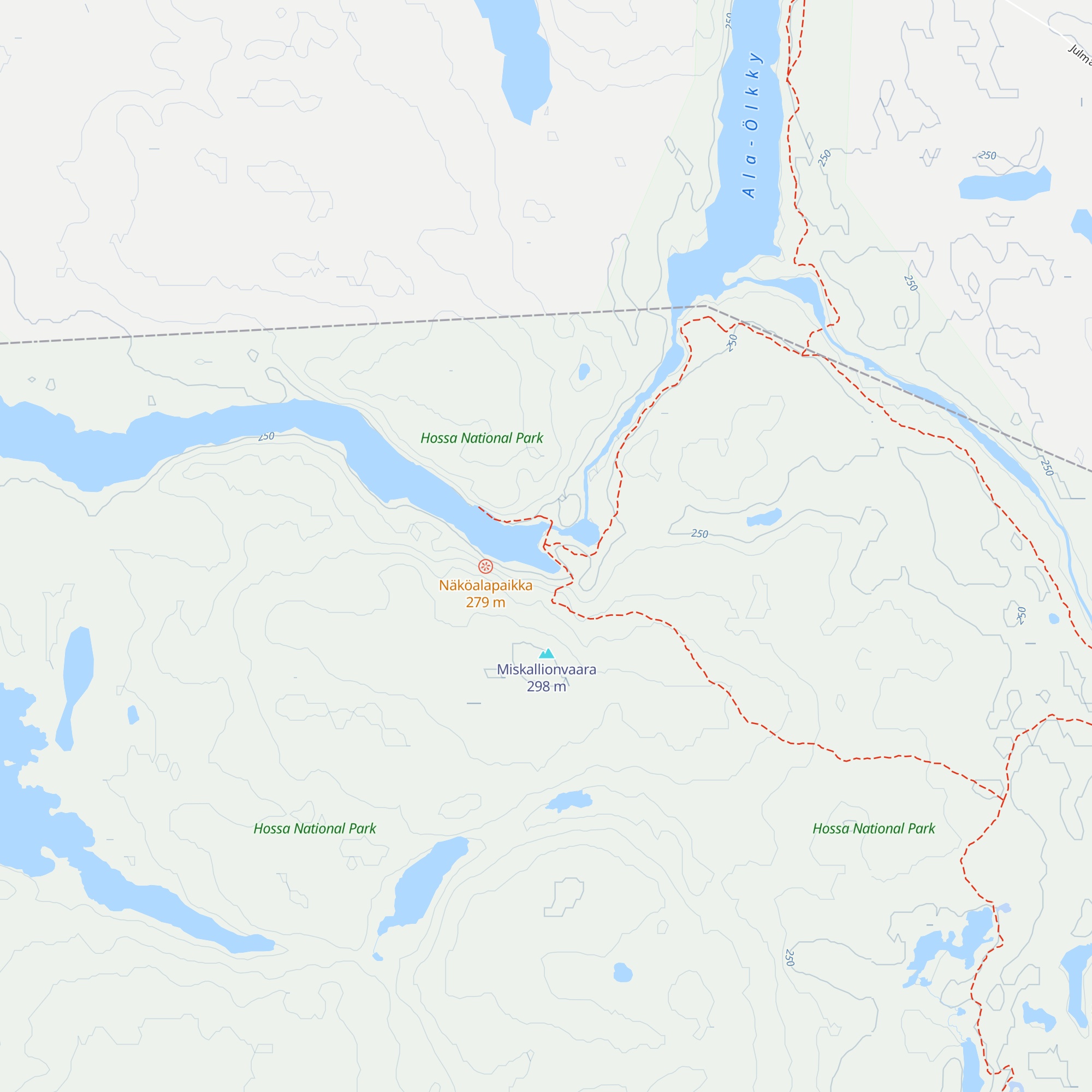 Värikallio kota map