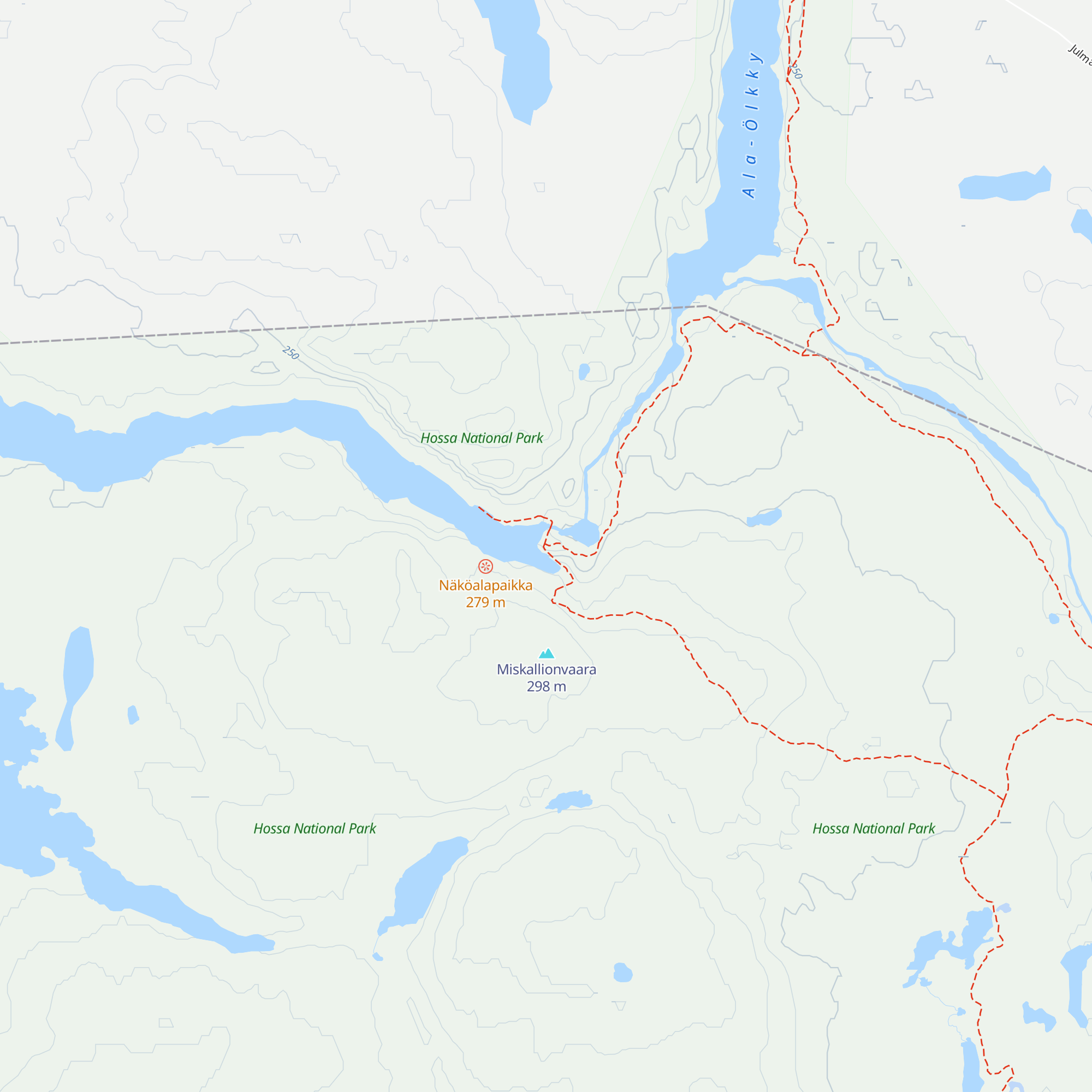 Värikallio kota map