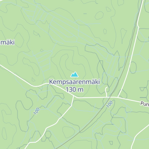 Map of Kempsaarenmäki