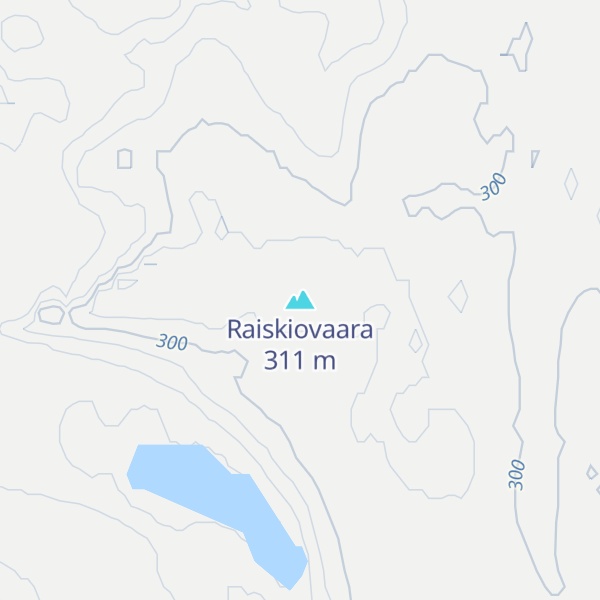 Map of Raiskiovaara
